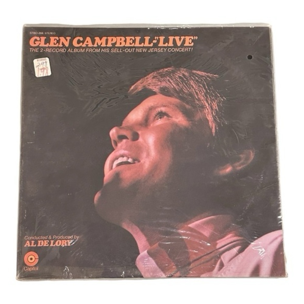 Glen Campbell Live Double Lp Vinyl